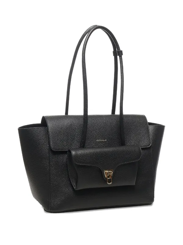 Coccinelle Double Beat Tote Bag | Black | FARFETCH