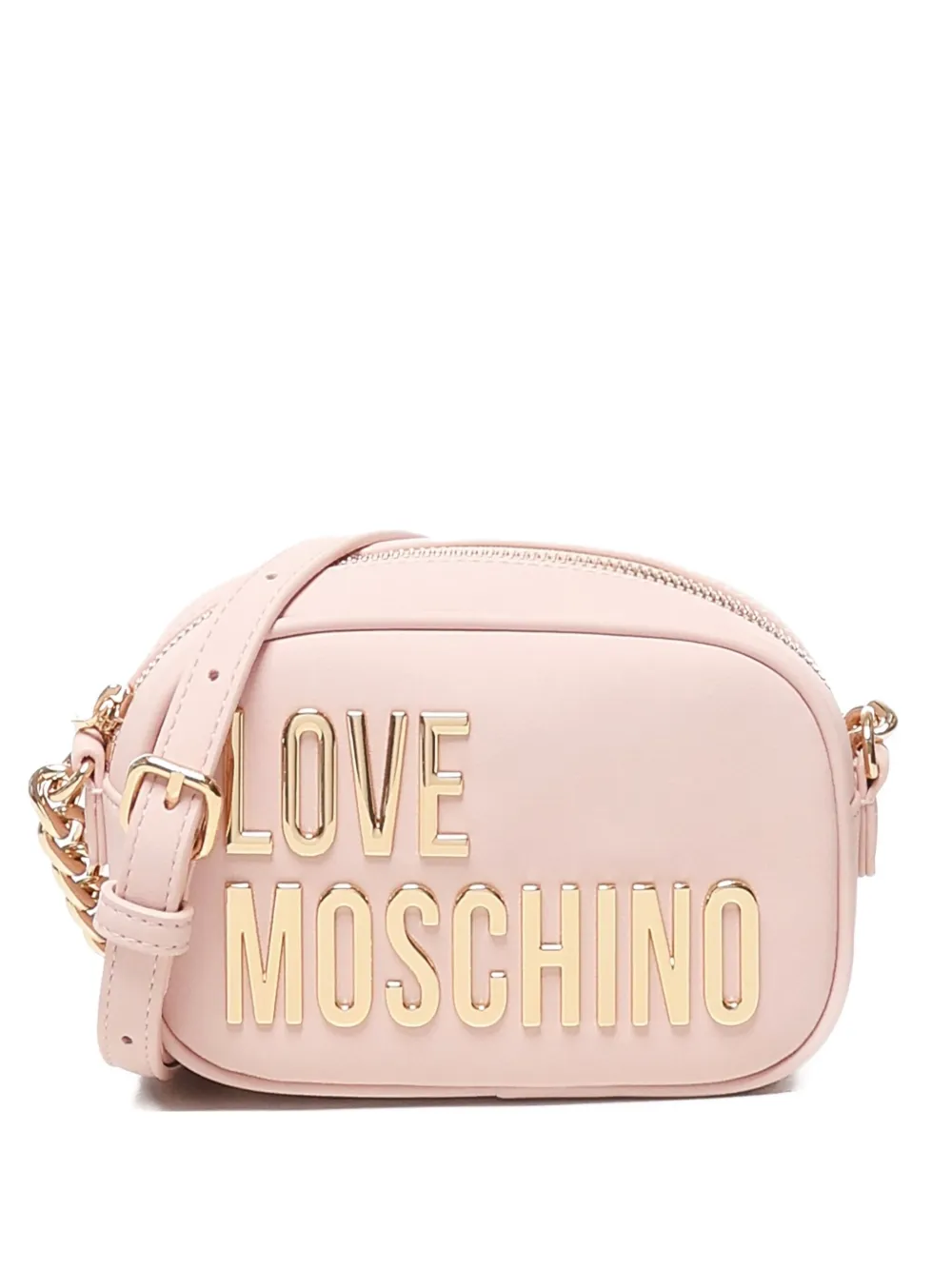 Love Moschino chain-strap shoulder bag - ピンク Love Moschino chain-strap shoulder bag - ピンク