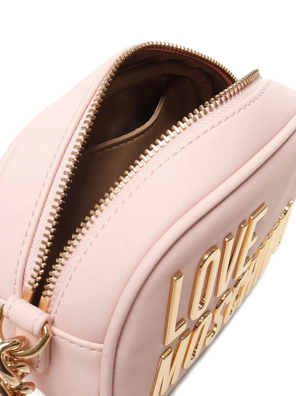 Love Moschino Schoudertas met kettingband Roze