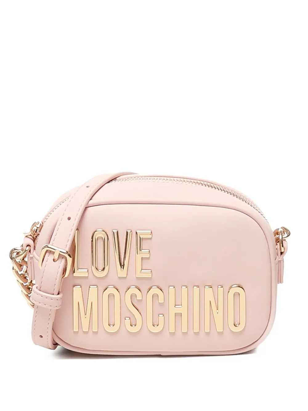 Love Moschino Schoudertas met kettingband Roze