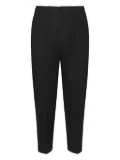 BE ABLE Dominique pleated elastic-waist trousers - Black