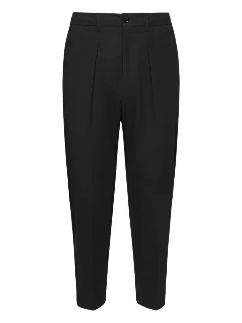 BE ABLE Dominique pleated elastic-waist trousers