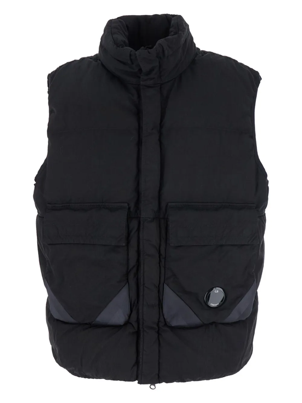 C.P. Company pocket padded vest - ブラック C.P. Company pocket padded vest - ブラック