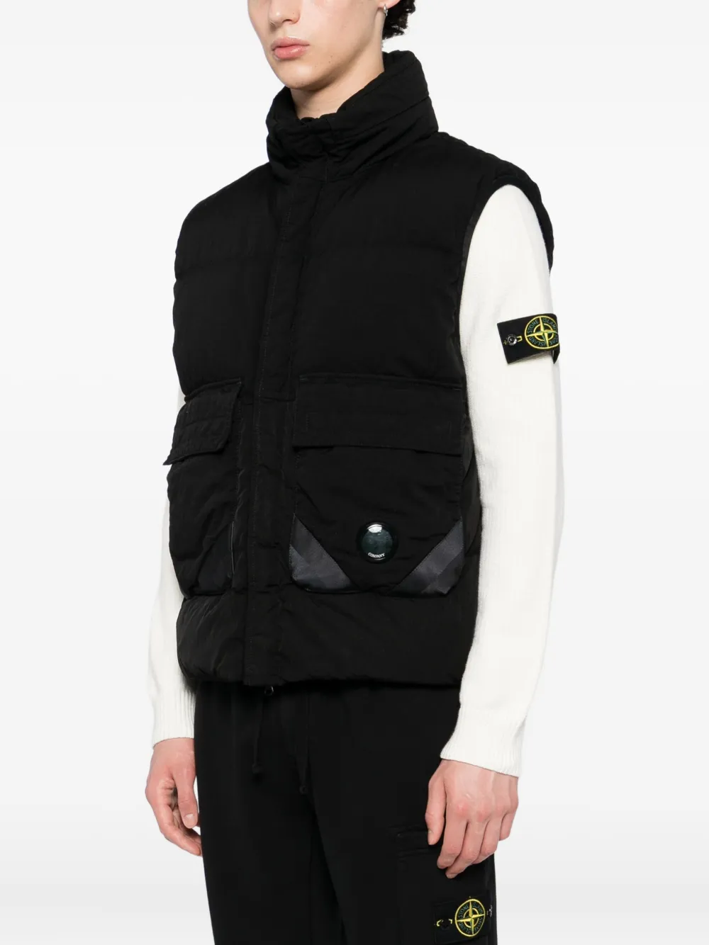 C.P. Company Bodywarmer met zak Zwart