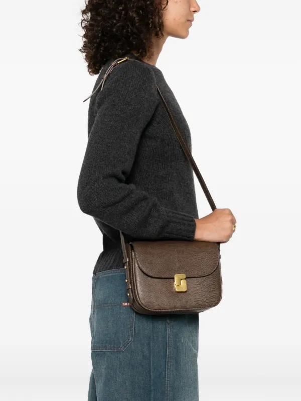 Soeur Sac à Bandoulière En Cuir Vert FARFETCH MA