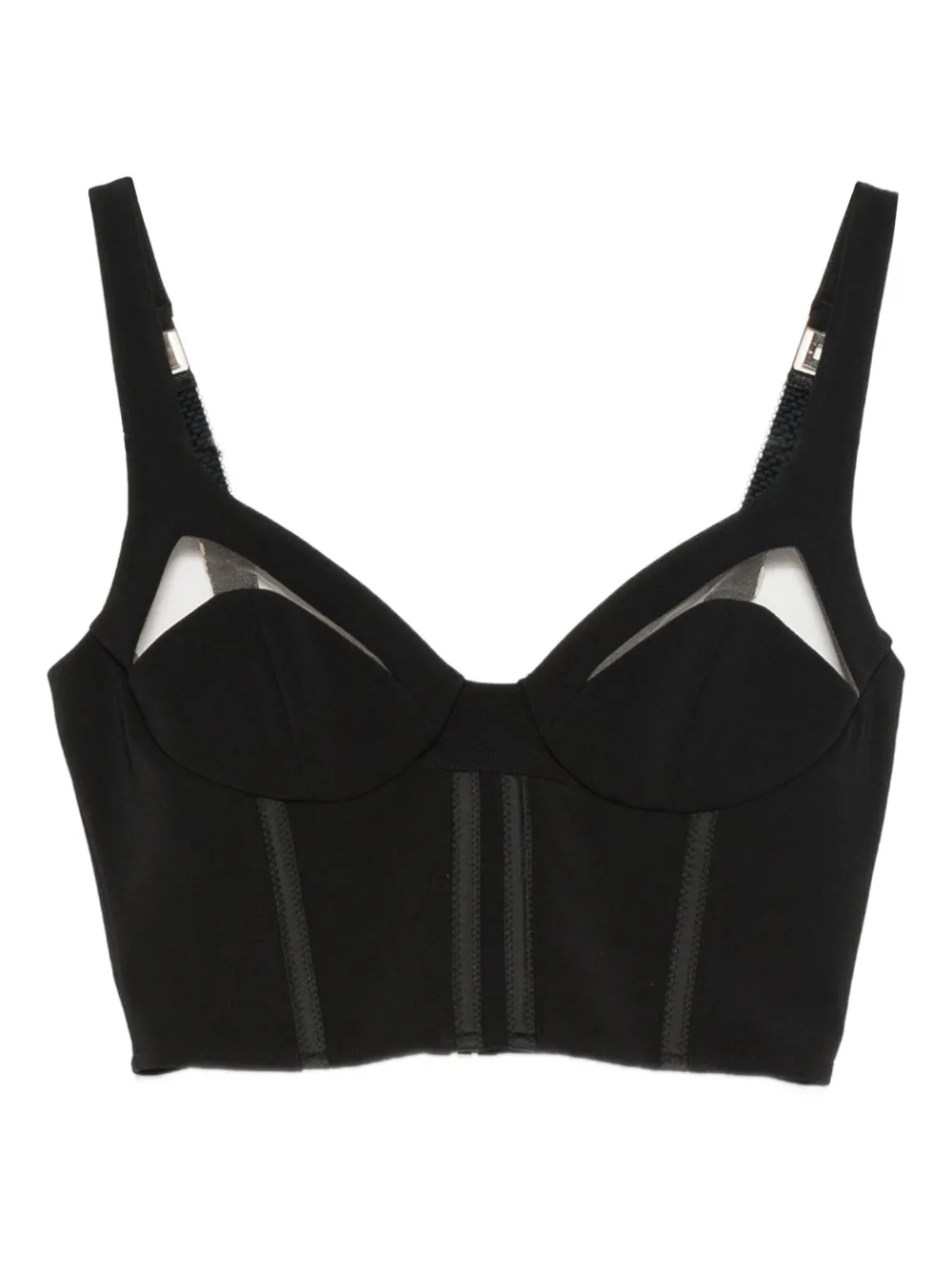 cut-out sleeveless top