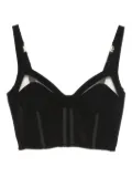 Elisabetta Franchi cut-out sleeveless top - Black