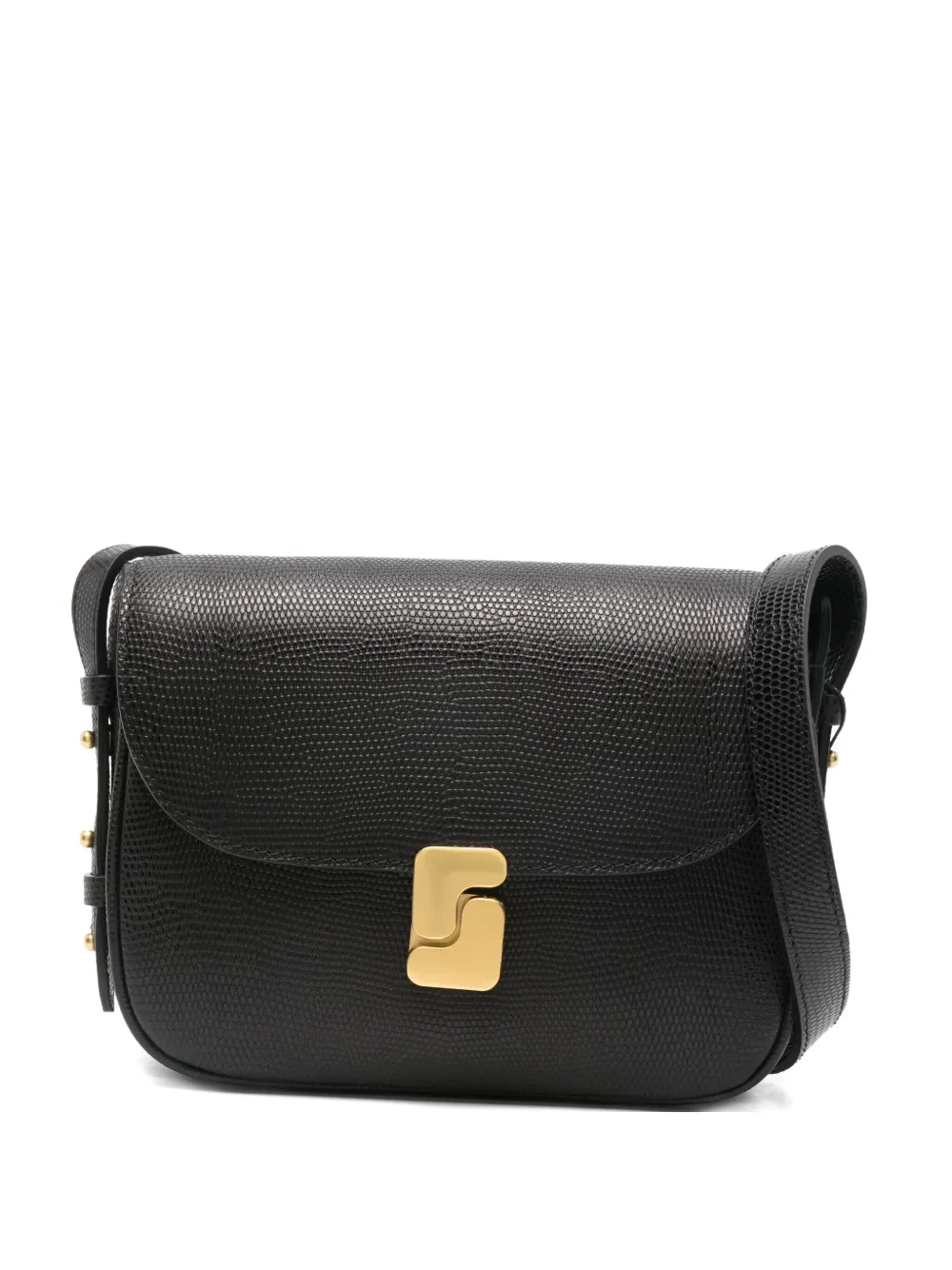 Soeur embossed-leather crossbody bag - ブラック Soeur embossed-leather crossbody bag - ブラック