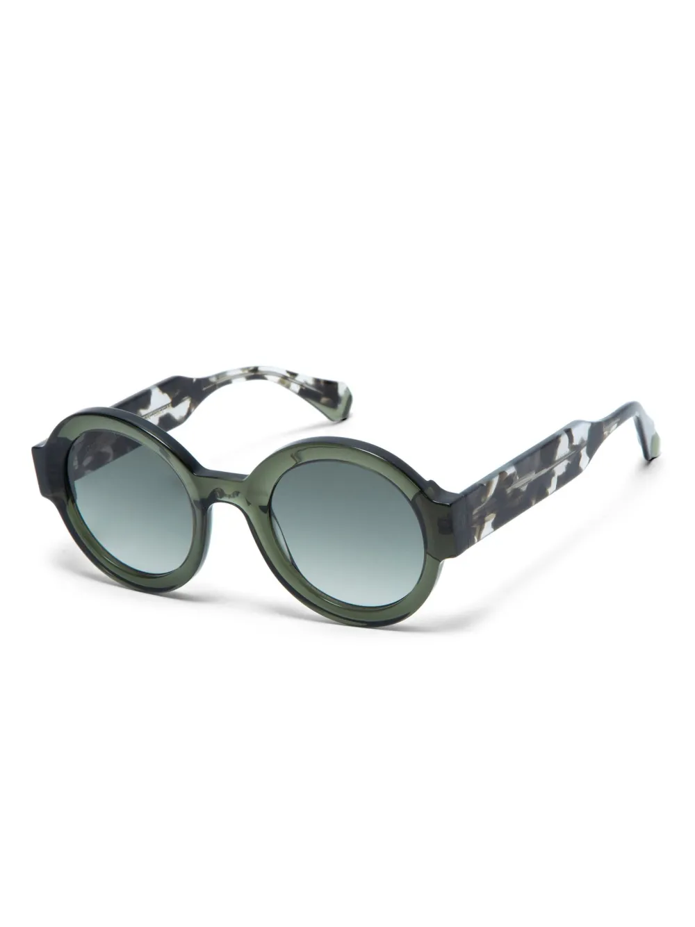GIGI STUDIOS Laura round-frame sunglasses Groen