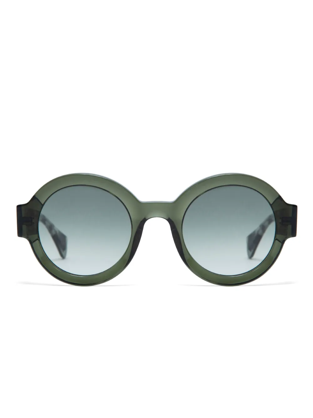 GIGI STUDIOS Laura round-frame sunglasses Groen