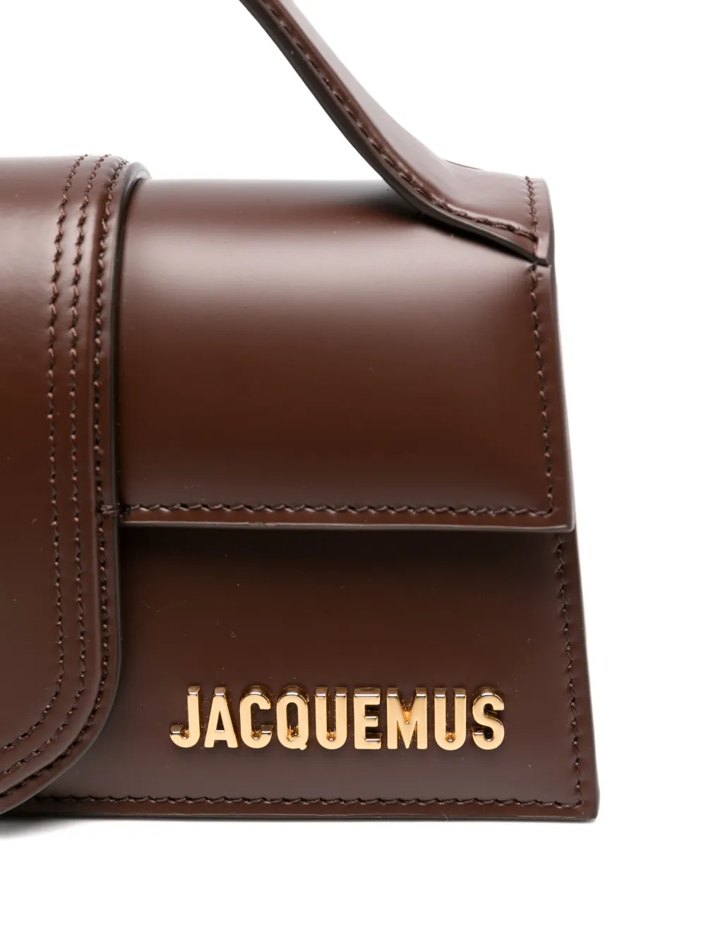 Jacquemus leather tote bag Bruin