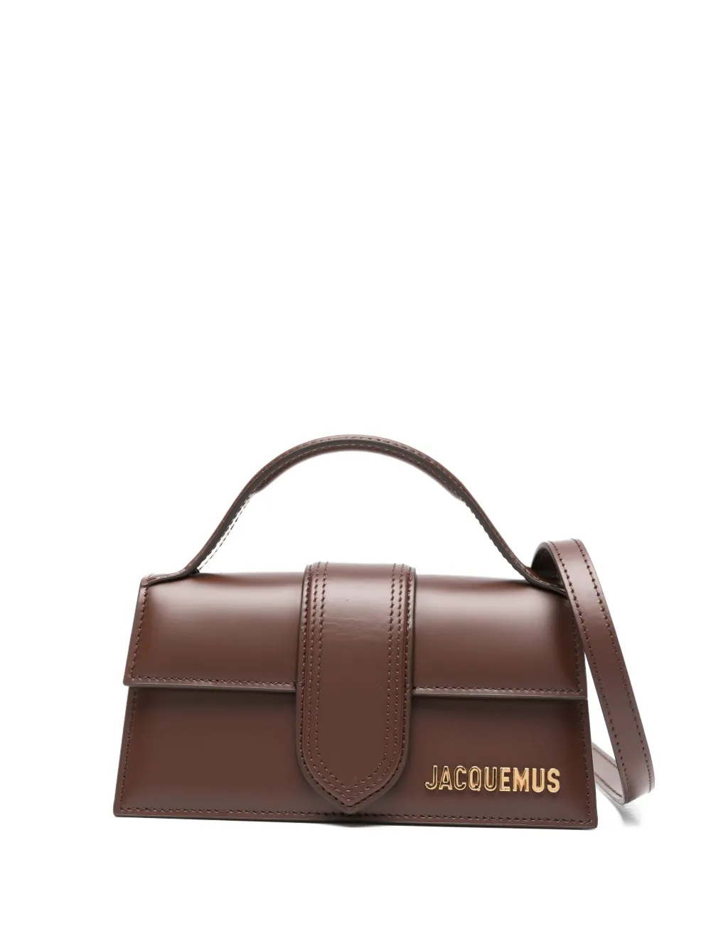 Jacquemus leather tote bag Bruin