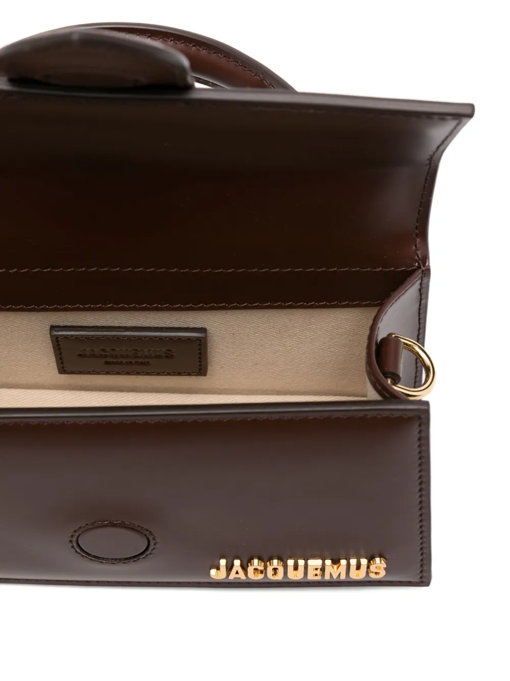 Jacquemus leather tote bag Bruin