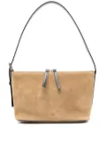 A.P.C. suede zip-fastening shoulder bag - Neutrals