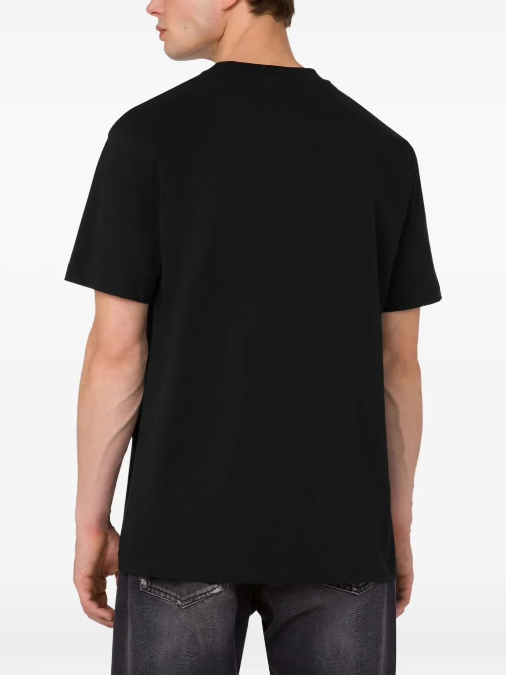 Moschino newspaper-print T-shirt Zwart