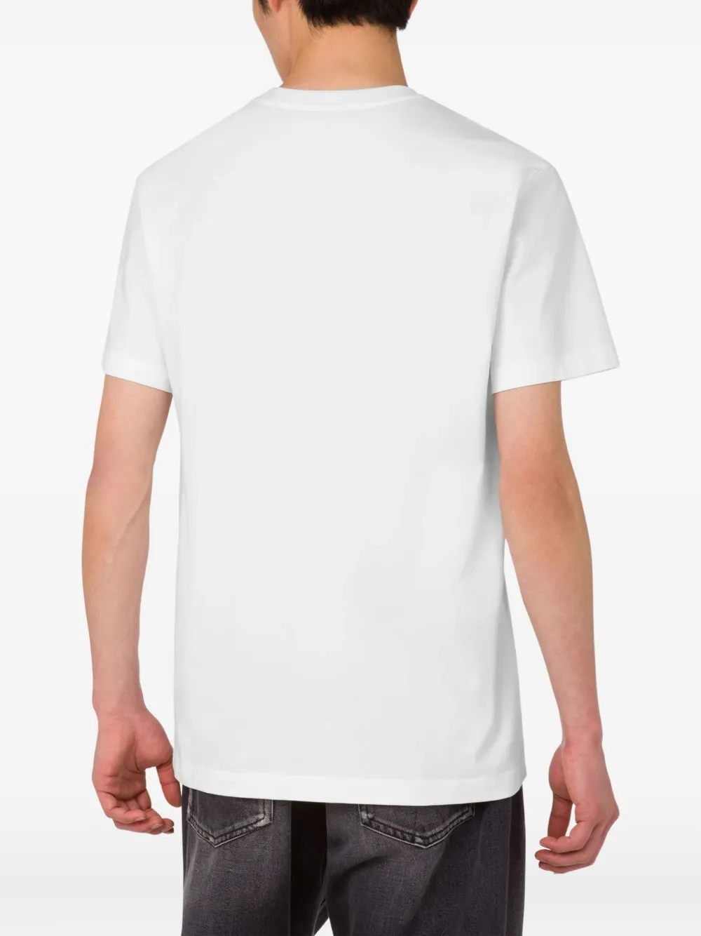 Moschino logo-print T-shirt Wit