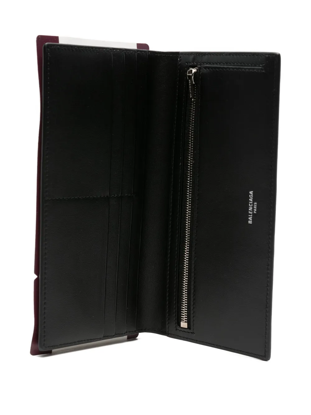 Balenciaga 1 Ticket leren paspoorthoes Grijs