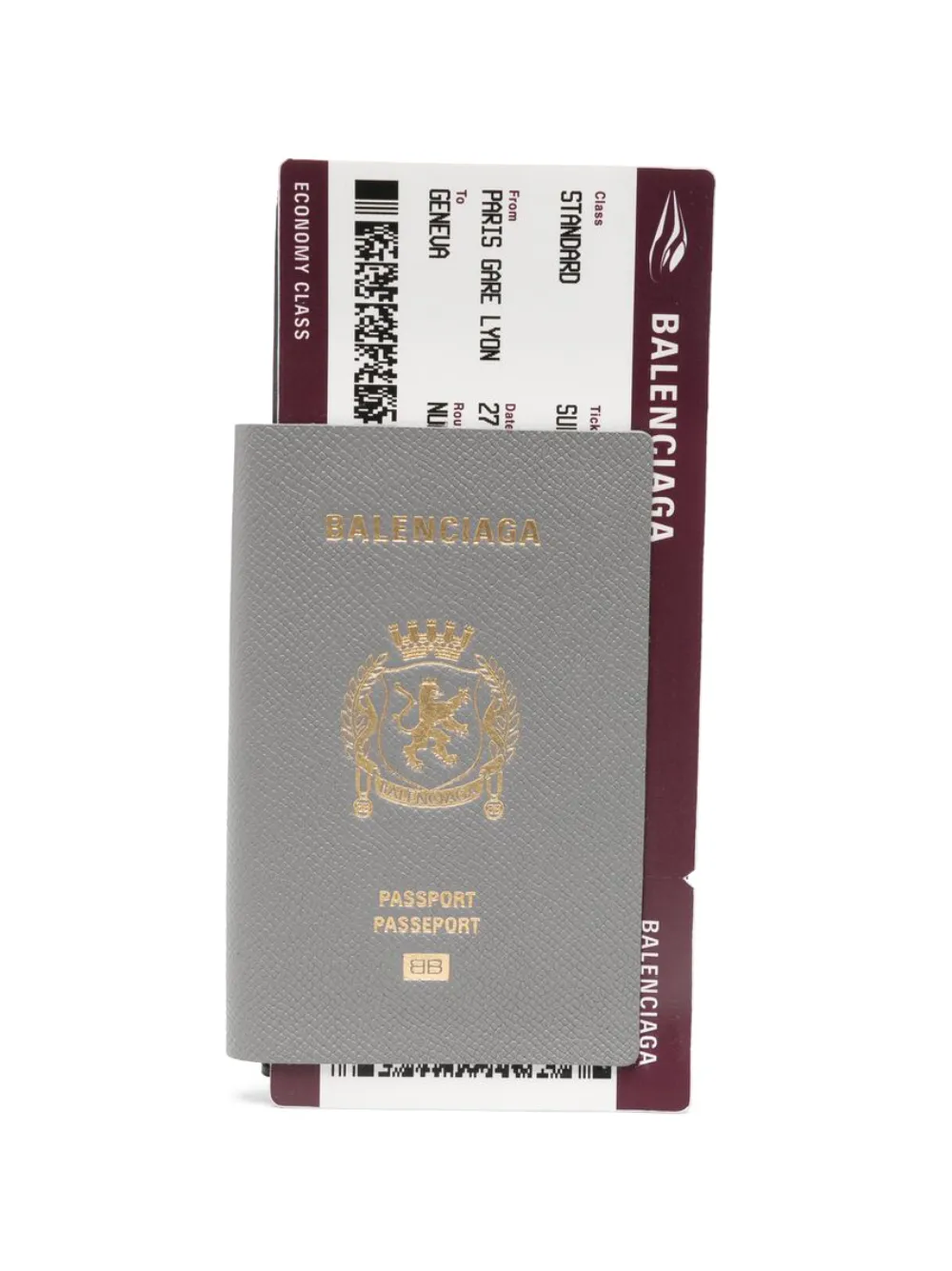 1 Ticket leather passport wallet