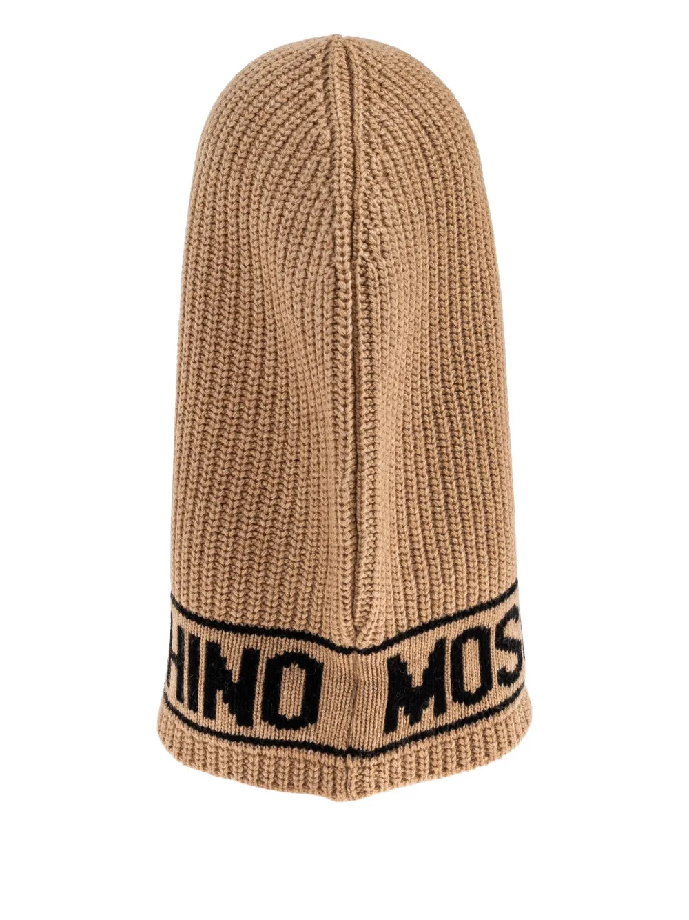 Moschino Bivakmuts met logodetail Beige