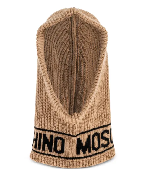 Moschino logo-detail balaclava 