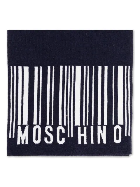 Moschino écharpe en laine à logo