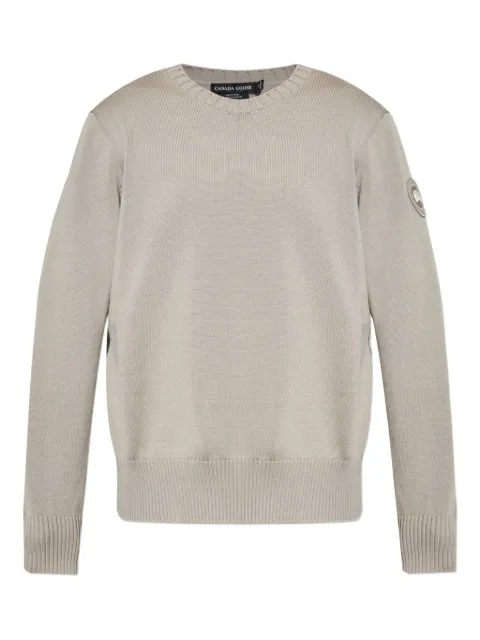 Canada Goose jersey con parche del logo
