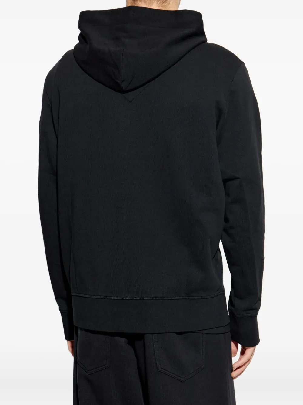Canada Goose logo-patch zip-up hoodie Zwart