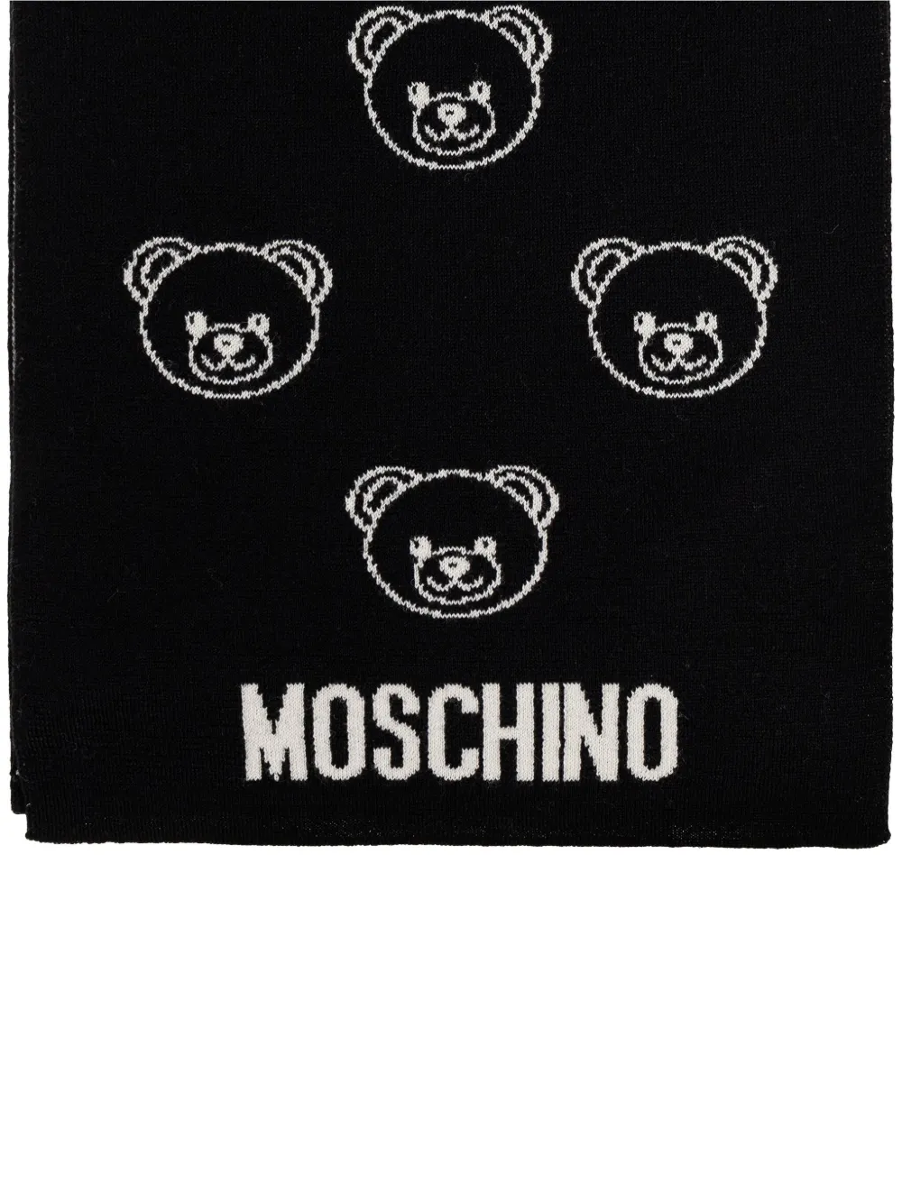 Moschino Teddy Bear-print Scarf
