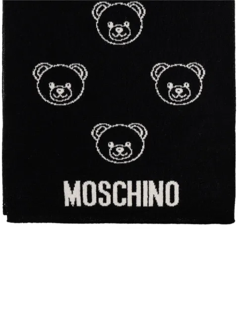 Moschino Teddy Bear-print scarf