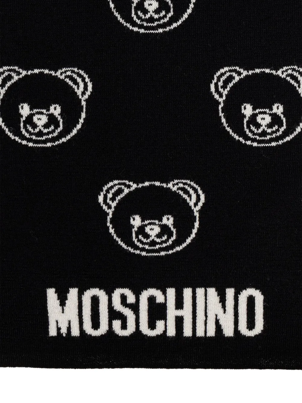 Moschino Sjaal met teddybeerprint 016