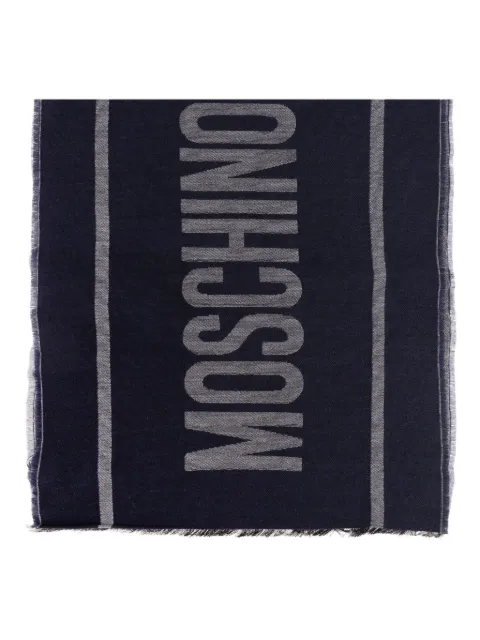 Moschino logo-detail scarf