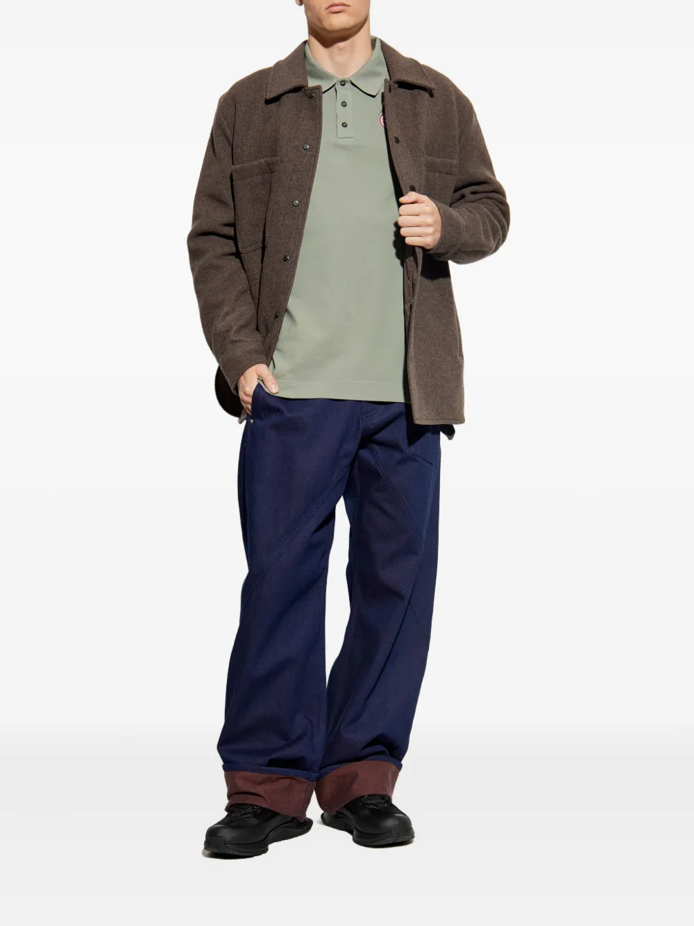 Canada Goose button-fastening patch-pockets shirt jacket | Shirt Jackets | Image 2