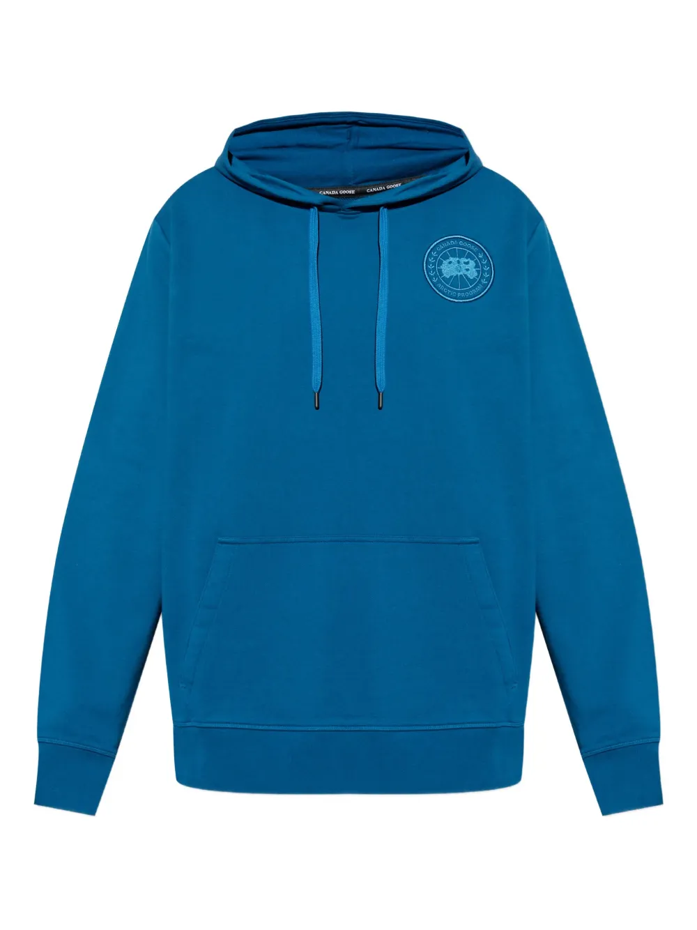 Canada Goose Huron embroidered-logo hoodie Blauw
