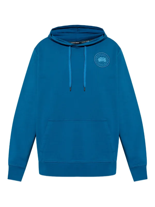 Canada Goose Huron ロゴ パーカー | ブルー | FARFETCH JP