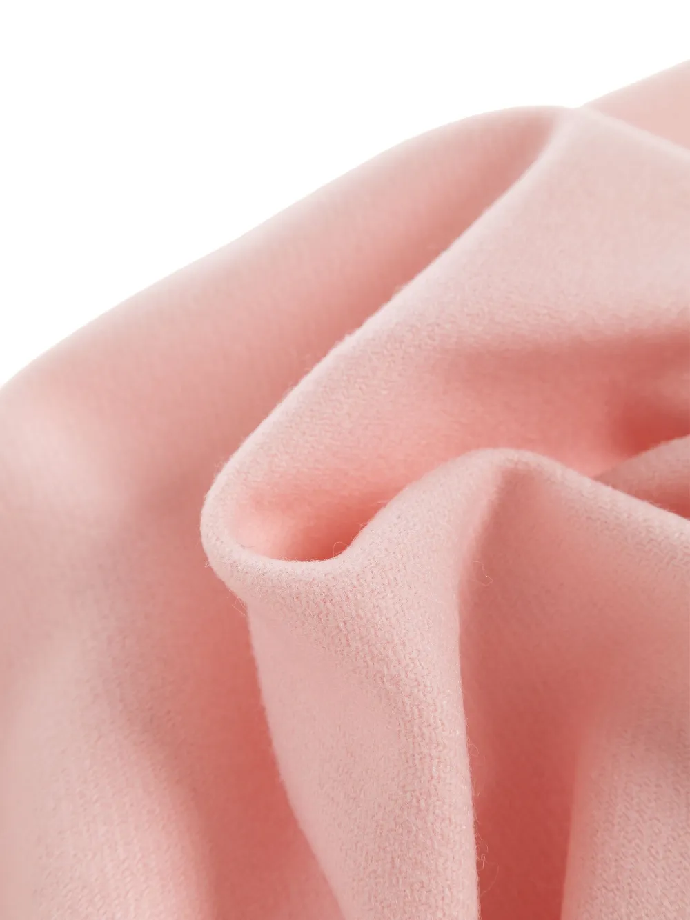 Moschino teddy bear-embroidered fringed scarf Roze
