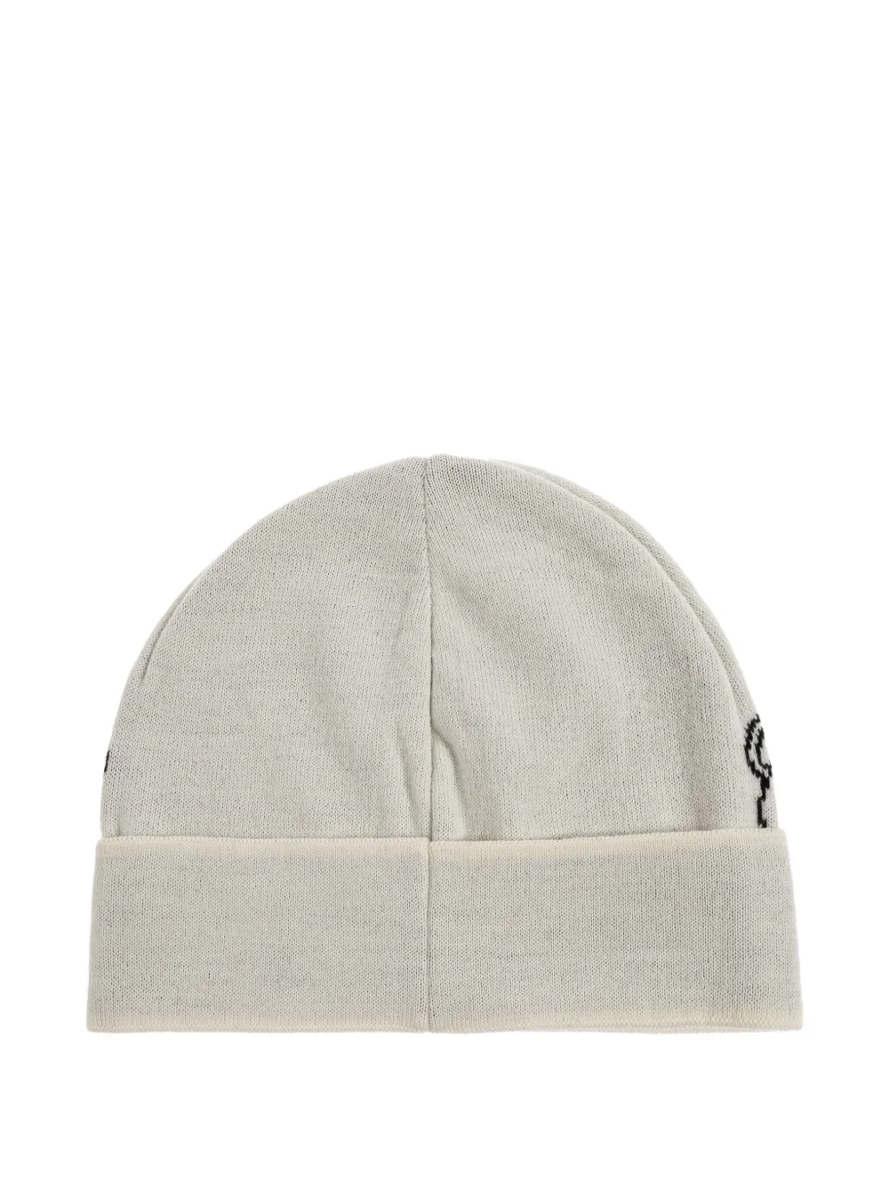 Moschino teddy logo beanie hat Grijs