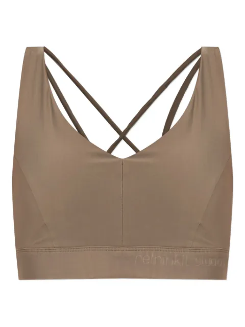 RETHINKIT STUDIOS cross-back cropped top
