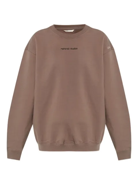 RETHINKIT STUDIOS logo-embroidered cotton sweatshirt