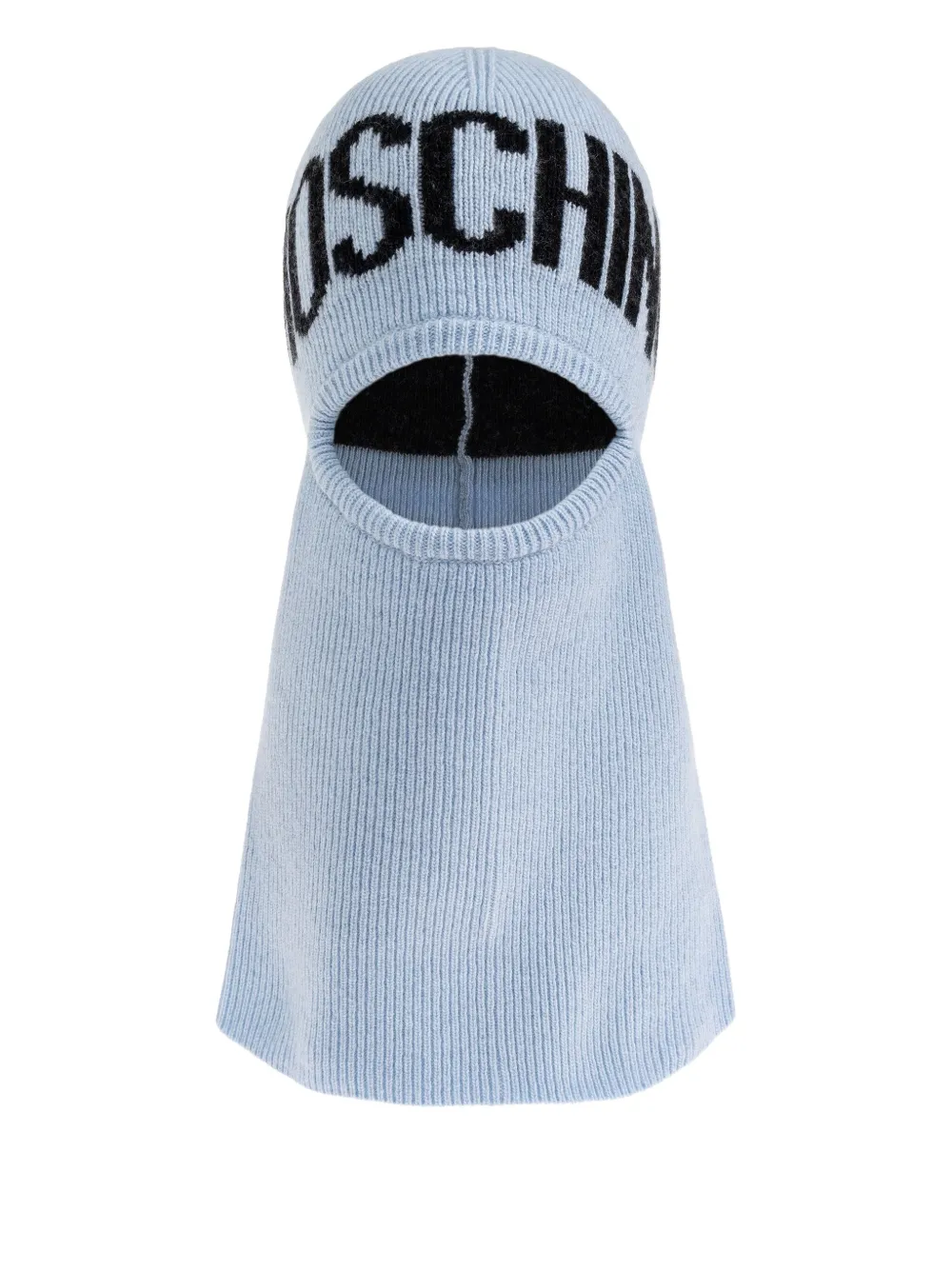 Moschino logo-detail balaclava Blauw