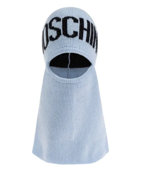 Moschino logo-detail balaclava