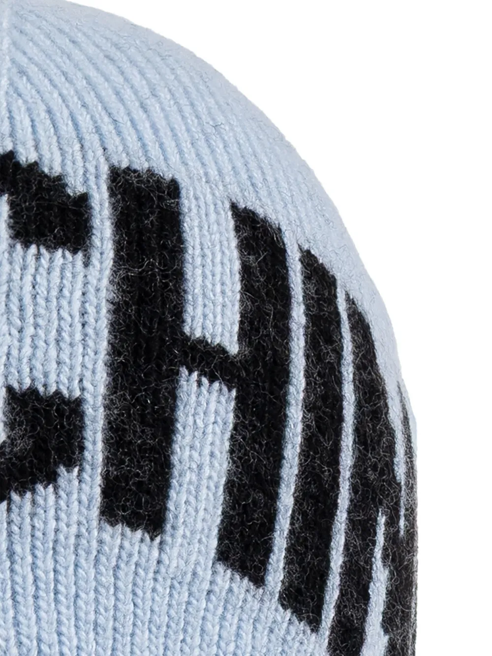 Moschino logo-detail balaclava Blauw