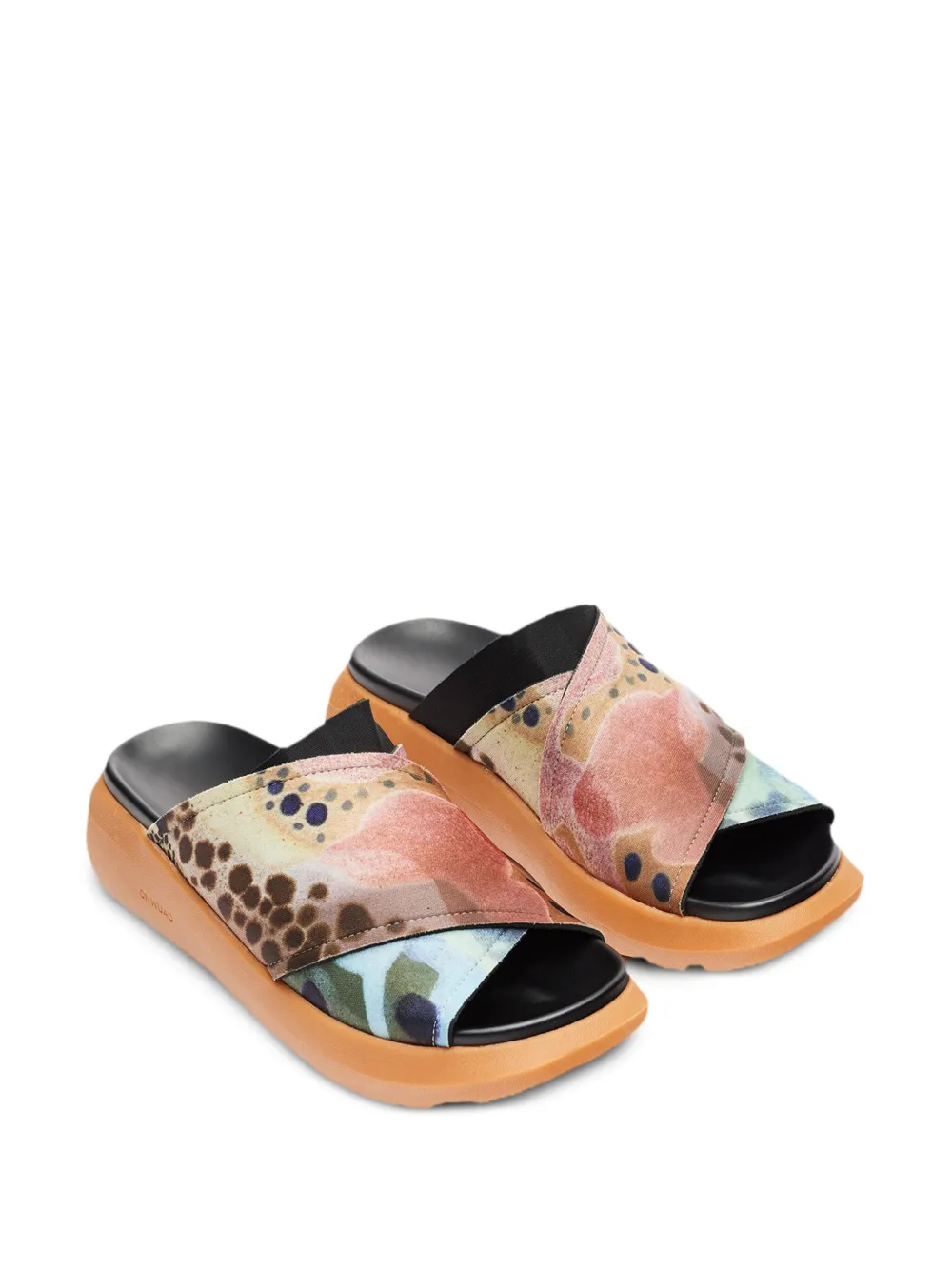ONWUAD cross-strap print slides | Flat Sandals | Image 2