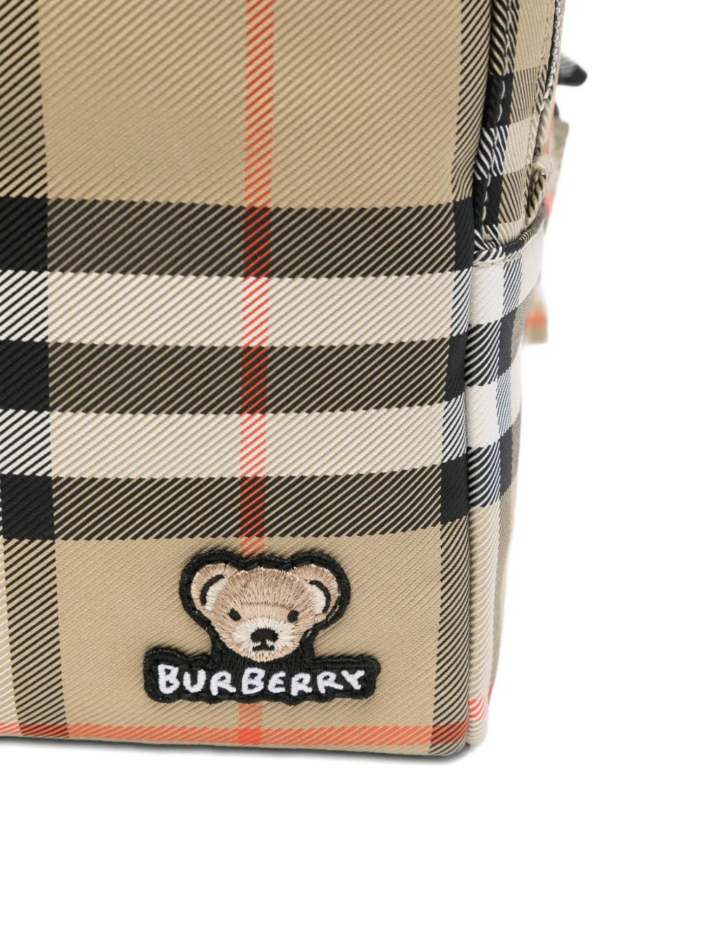 Burberry Kids Vintage-pattern backpack Beige