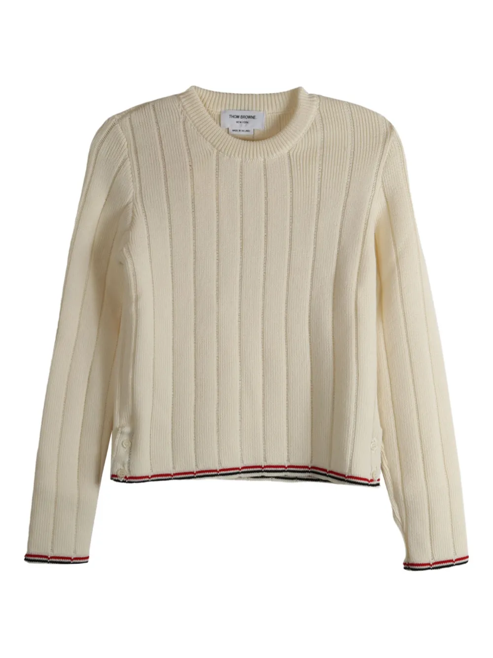 Thom Browne long-sleeve sweater Wit