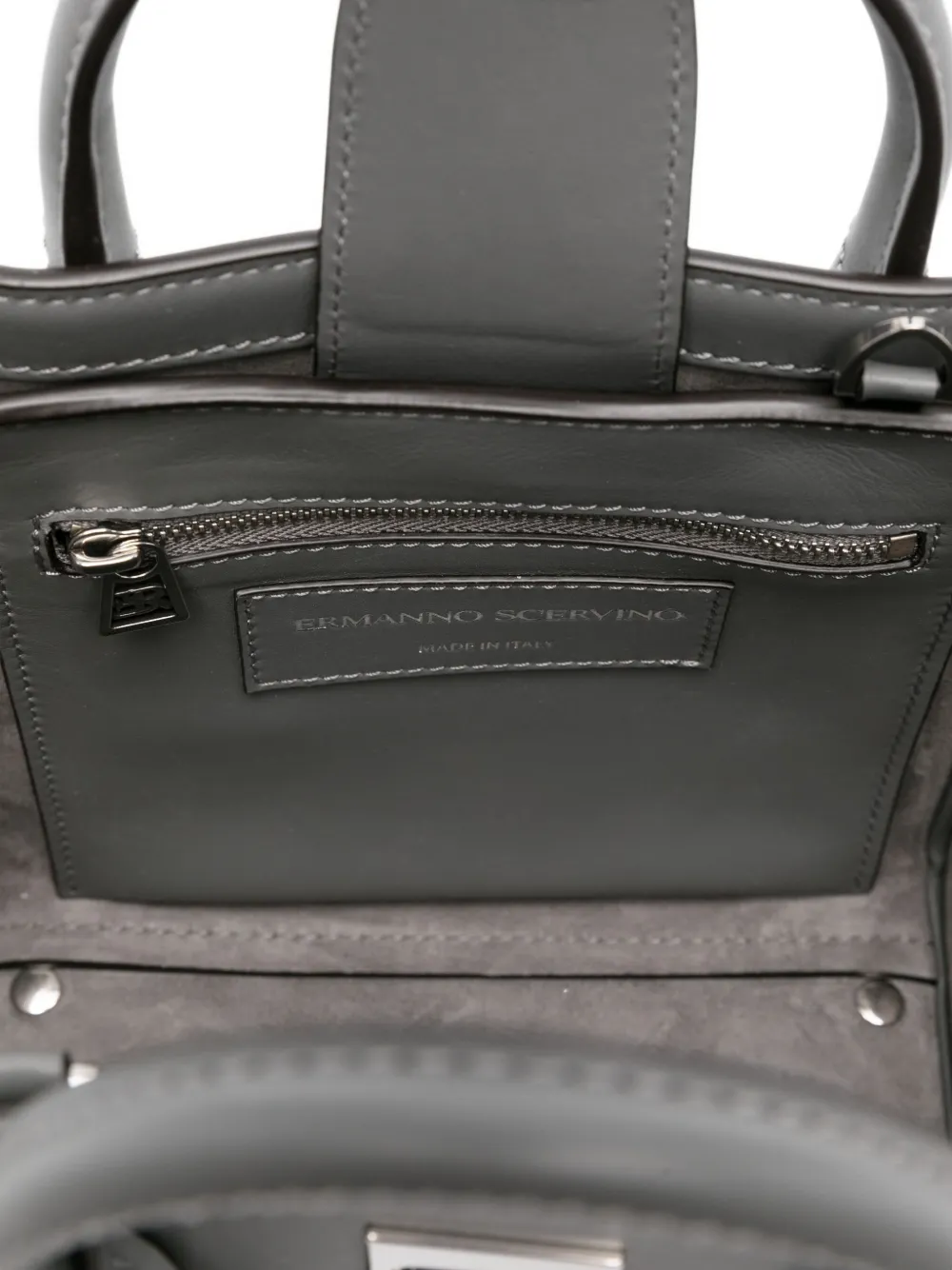 Ermanno Scervino padlock-detailing tote bag Grijs