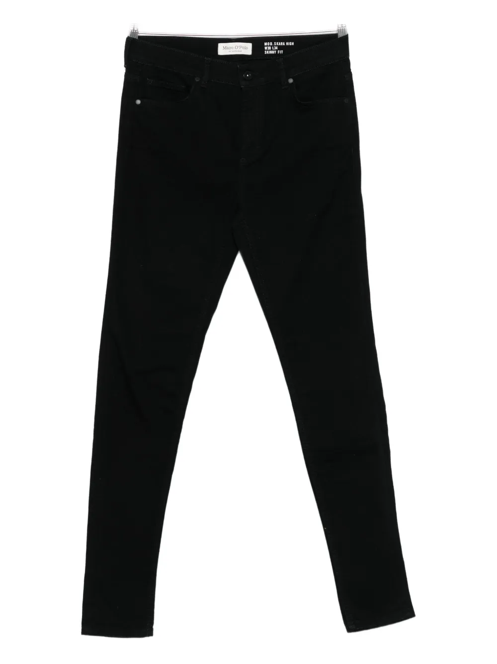 Marc O'Polo button-fastening skinny jeans - Nero