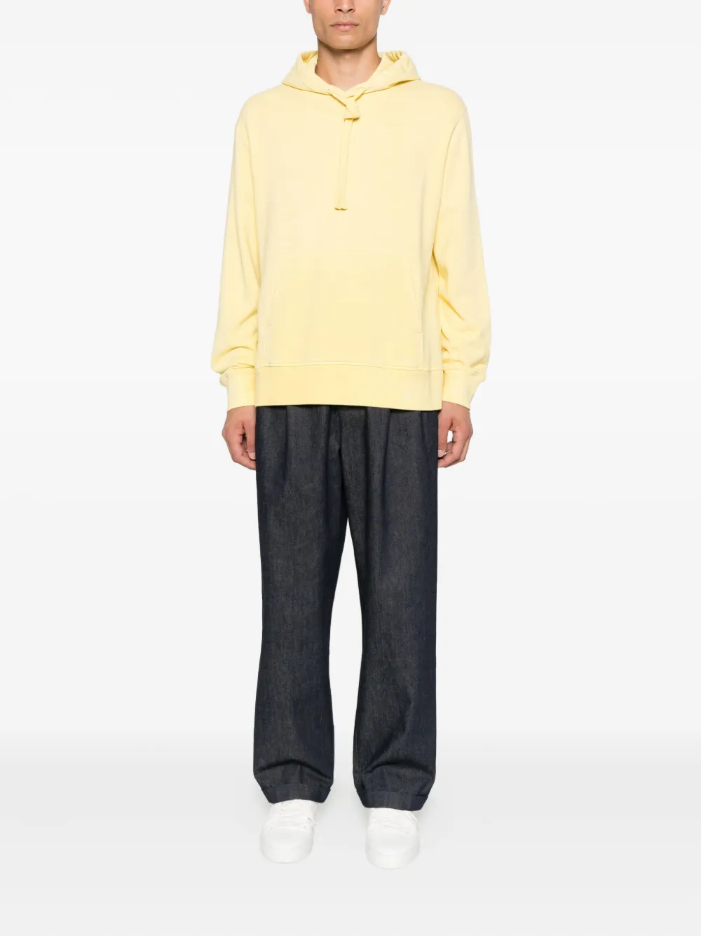 Marc O'Polo Katoenen hoodie Geel