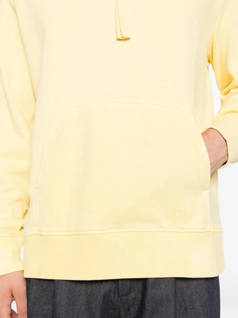 Marc O'Polo Katoenen hoodie Geel