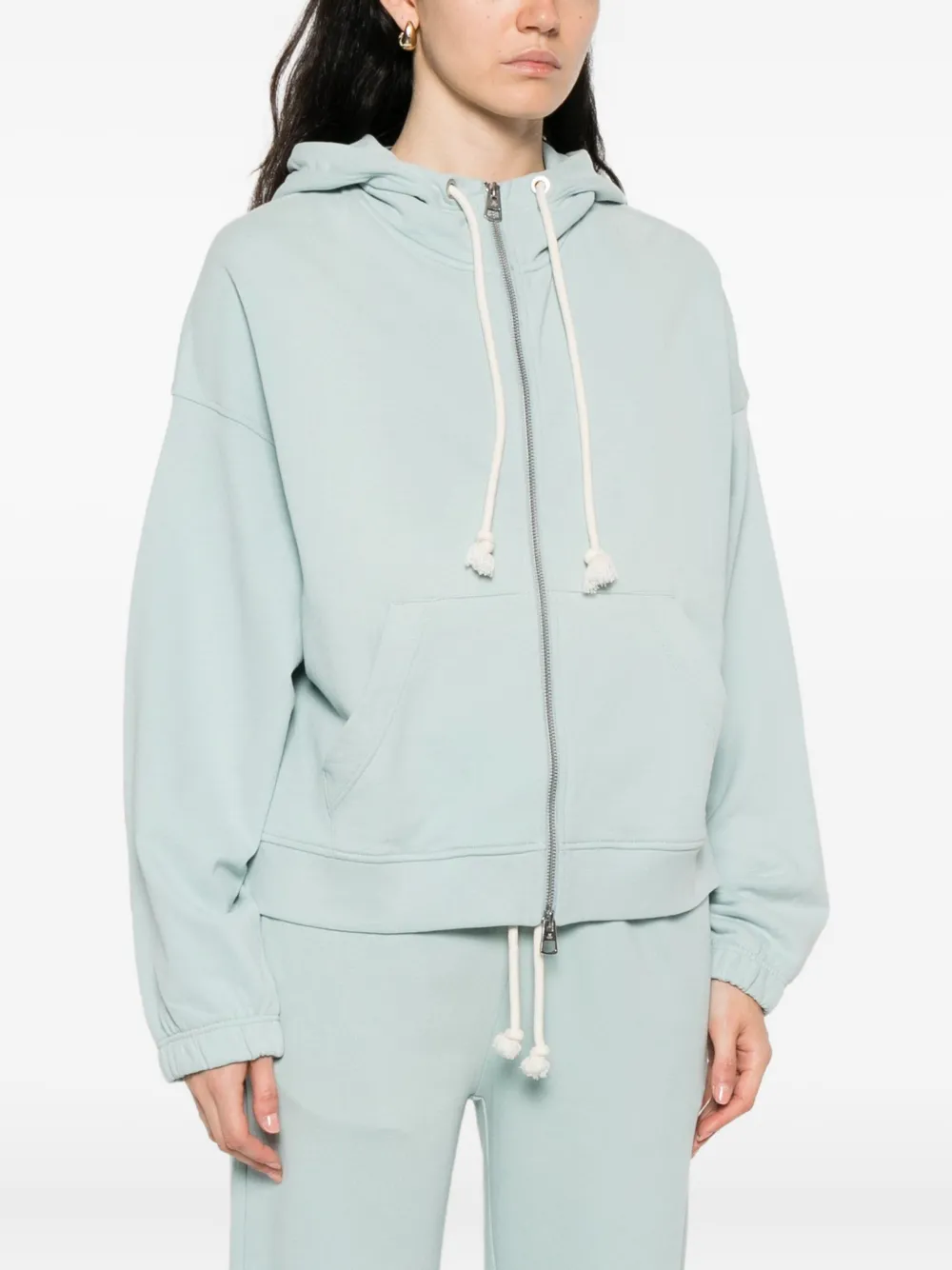 Marc O'Polo Hoodie met rits Blauw
