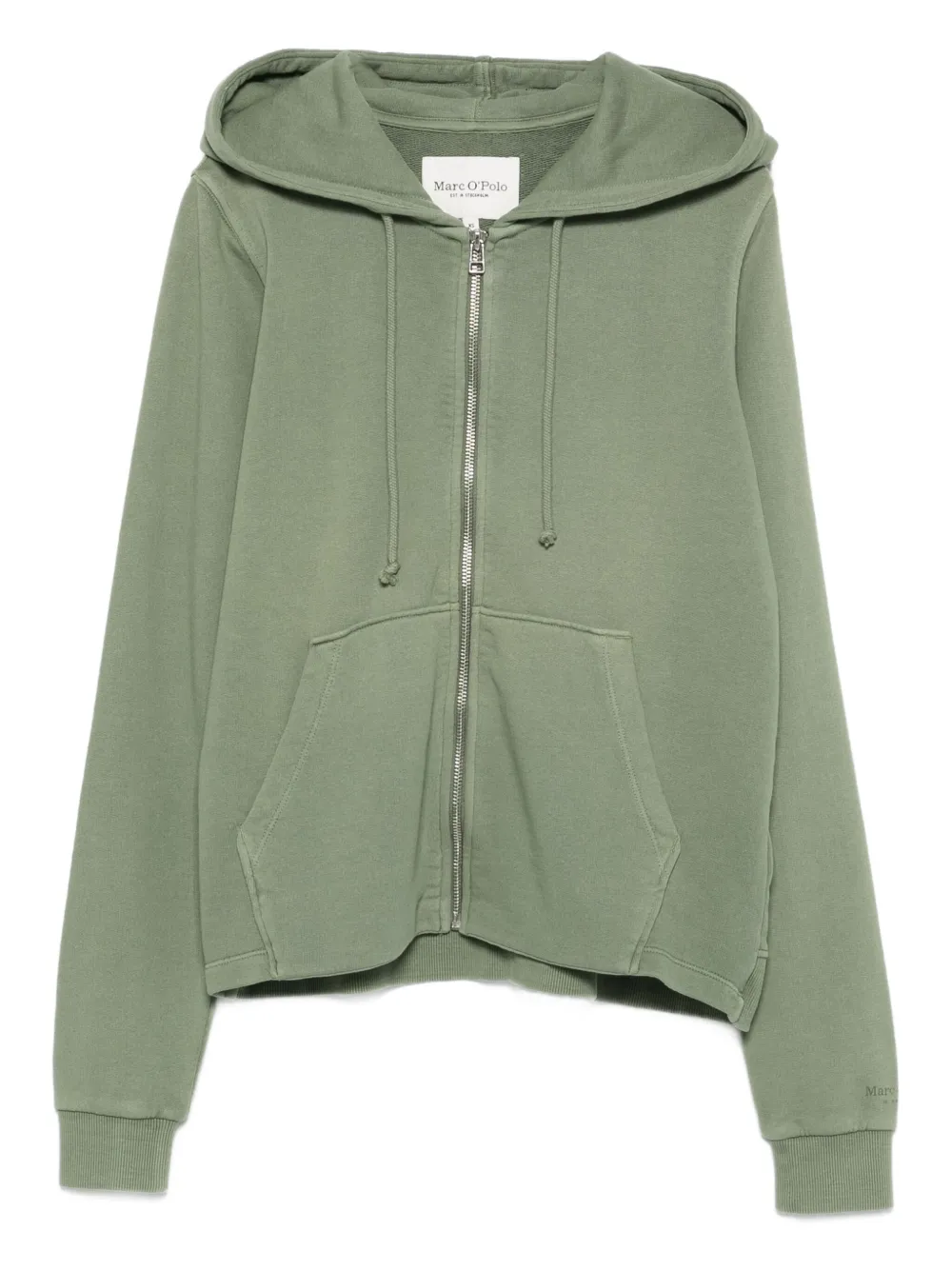 Marc O'Polo ジップアップ パーカー - グリーン Marc O'Polo ジップアップ パーカー - グリーン